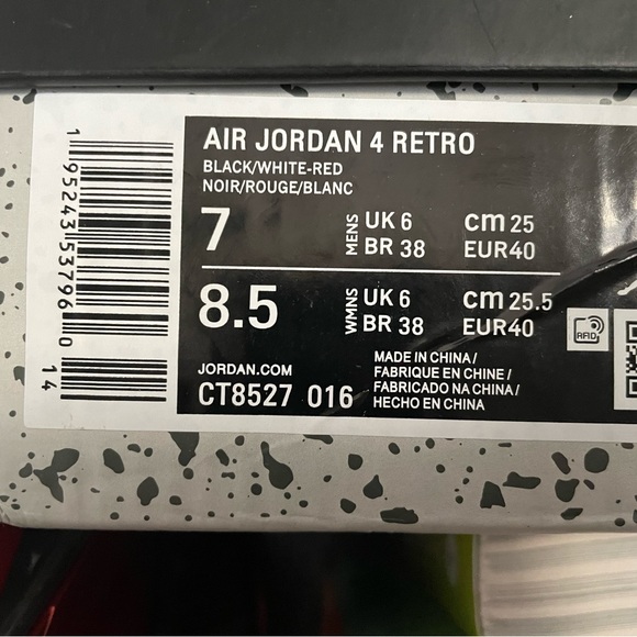 Jordan 4 ( Red Thunders) - Picture 6 of 6